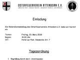 Generalversammlung 2020